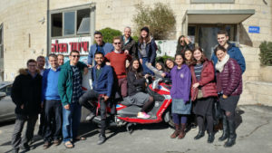 Students from Yeshive University and Stern College visit the United Hatzalah national headquarters in Jerusalem