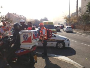 United Hatzalah volunteers assist with evacuations in Haifa