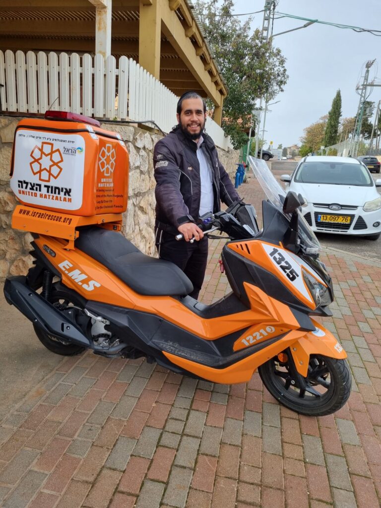 Elchanan and his ambucycle 768x1024 1