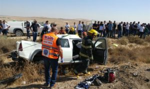 United Hatzalah responds to a car accident (Illustration)