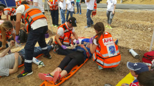 Israeli medics from United Hatzalah train Panama United Hatzalah how to deal with a mass casualty incident (MCI).